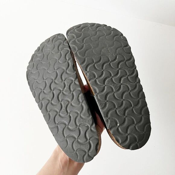 Birkenstock Gizeh Birko-Flor Vegan Faux Leather Black Sandals‎ Size 36 Reg 5-5.5 - Picture 7 of 10